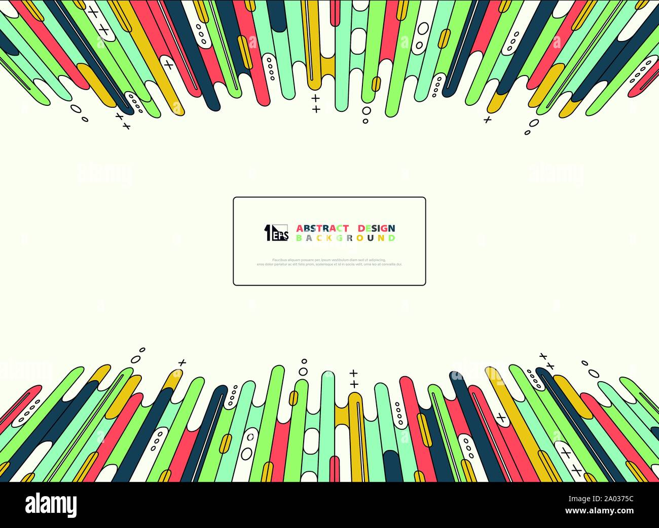 Abstrakte farbenfrohe decken Dekoration Hintergrund. Sie für Ad, Poster, Artwork, Vorlage verwenden können, Jahresbericht. illustration Vector EPS 10. Stock Vektor