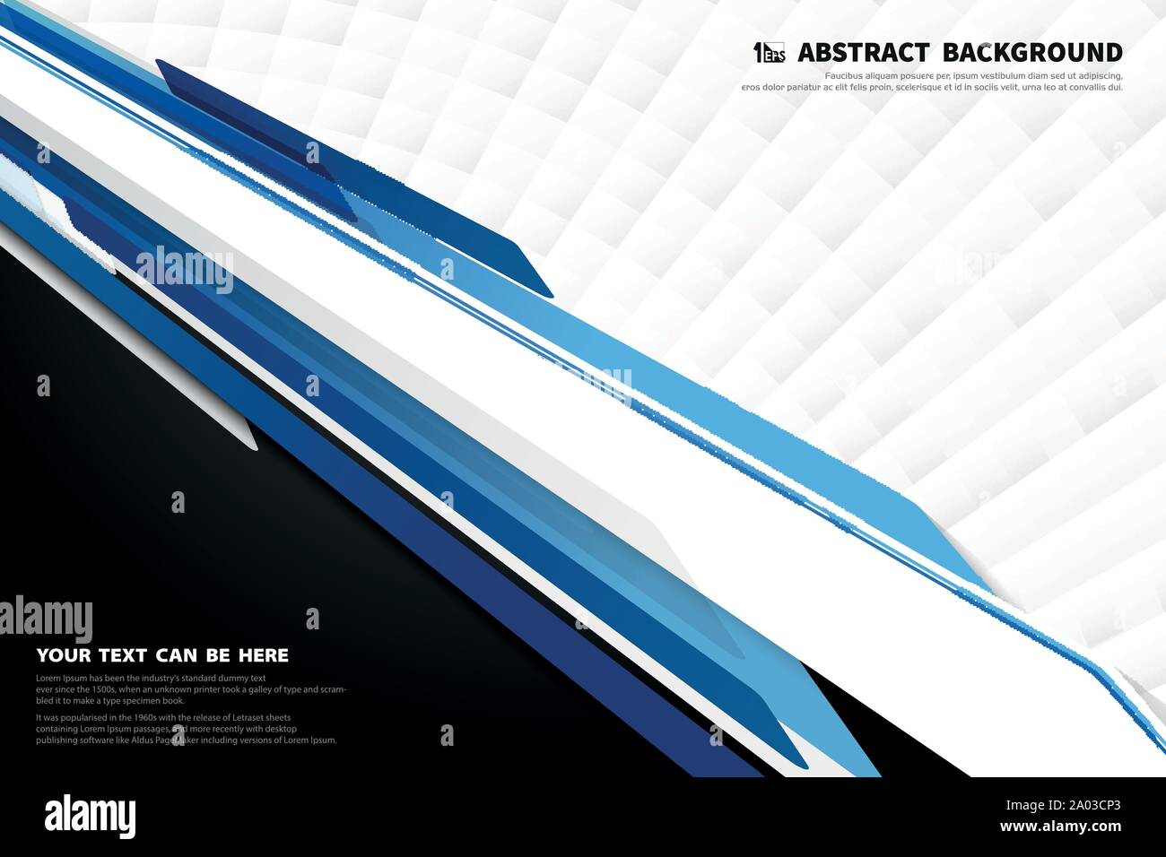 Abstrakte moderne Technologie des Blauen und Weißen template design Dekoration Hintergrund. Sie können für Poster, Artwork, Drucken, Abdeckung, Schlagzeile. Stock Vektor