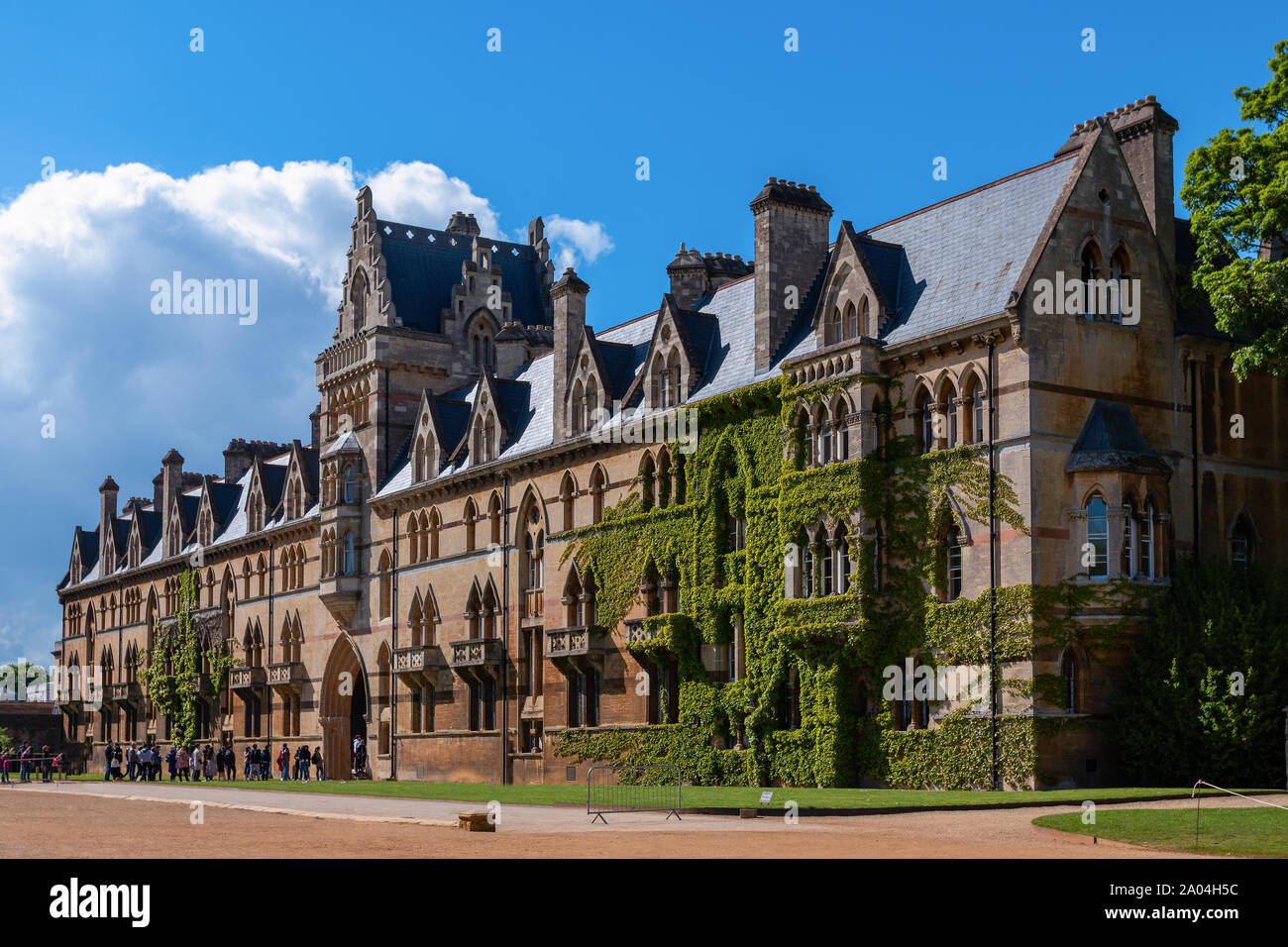 Oxford, Großbritannien, 4. Mai 2019, Christ Church College Gebäude an einem sonnigen Nachmittag. Stockfoto