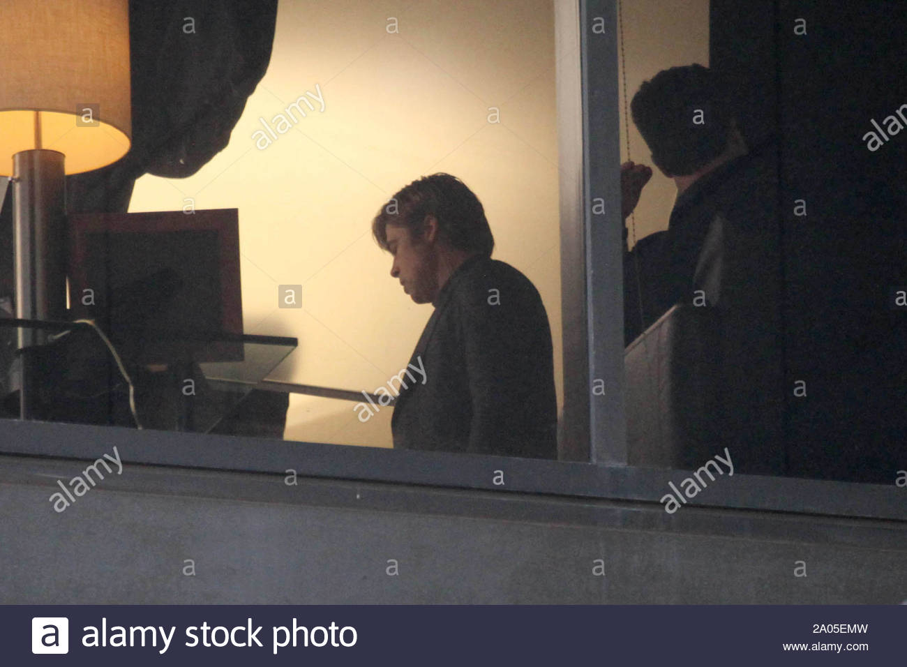 Brad Pitt And Jonah Hill Stockfotos Brad Pitt And Jonah Hill