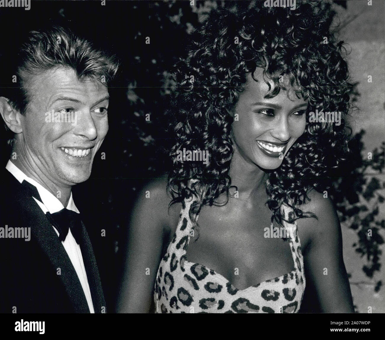 David bowie iman -Fotos und -Bildmaterial in hoher Auflösung – Alamy