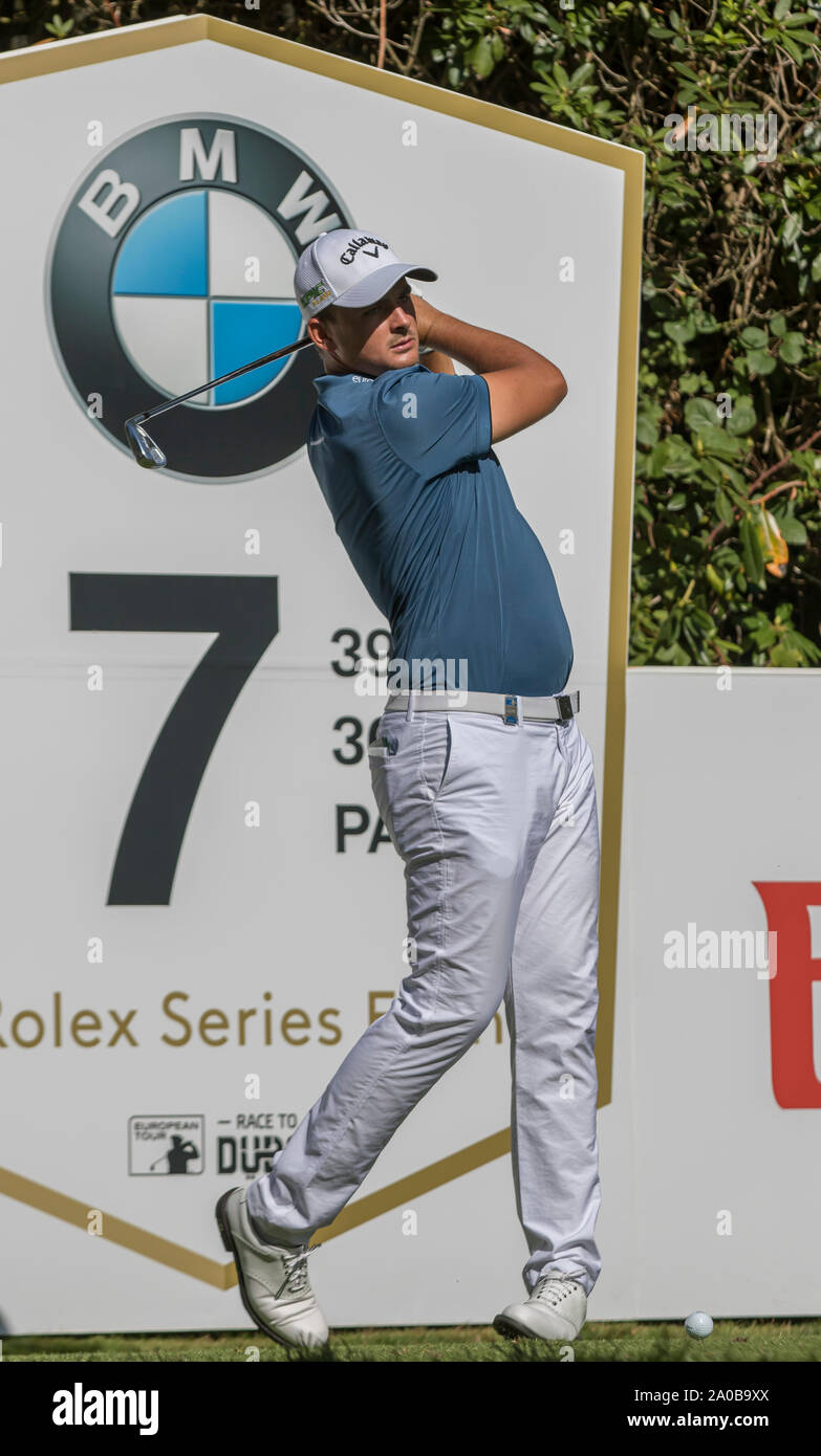 Wentworth Golf Club, Surrey, Großbritannien. 19. Sep 2019. European
