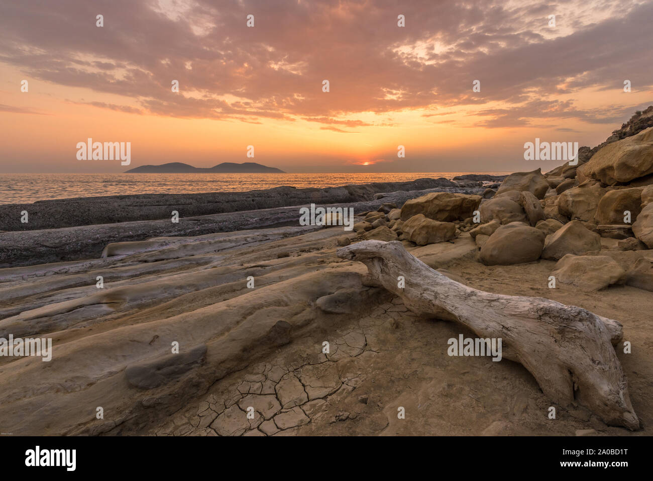 Sascape in Vlora, Albanien Stockfoto