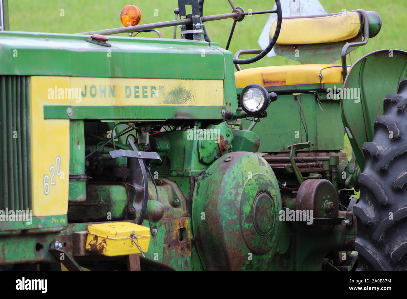 John Deer Traktor Stockfoto