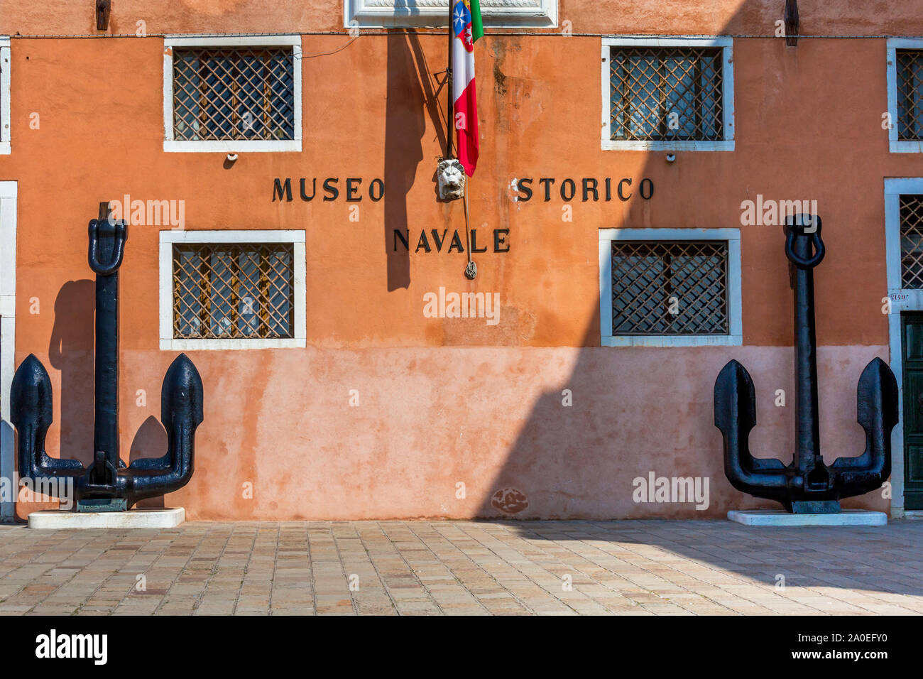 Venedig, Italien - Mar 19 - Venedig Naval History Museum (italienisch: Museo Storico Navale di Venezia), die auf dem Mars 19, in Venedig, Italien 2015. Stockfoto