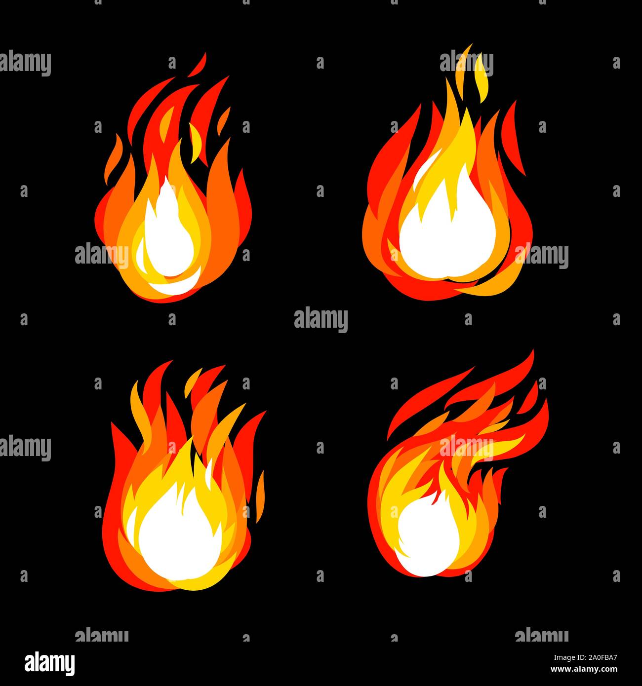 Feuer Element Stock Vektorgrafiken Kaufen Alamy