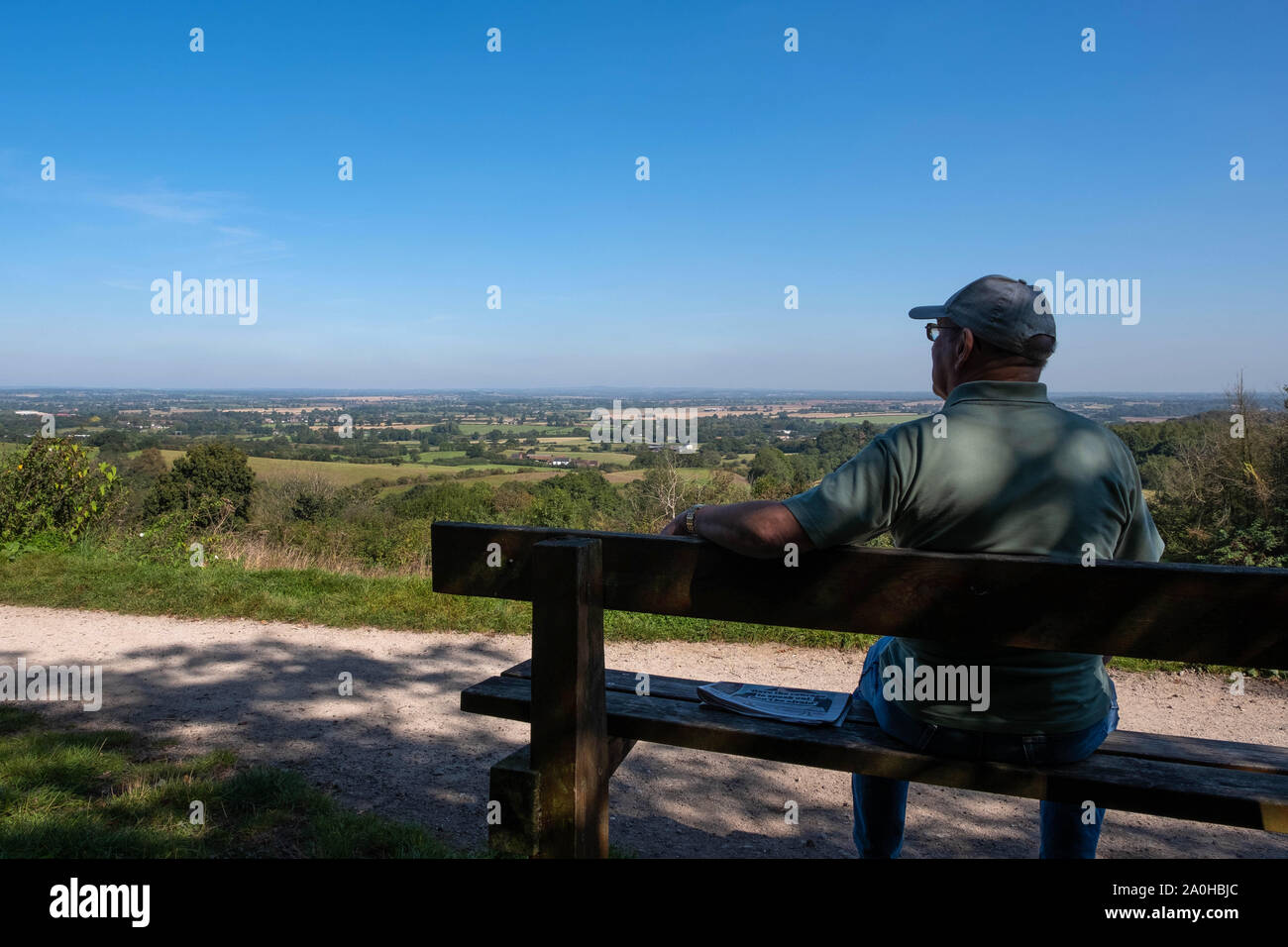 Warwickshire Land Parks Stockfoto