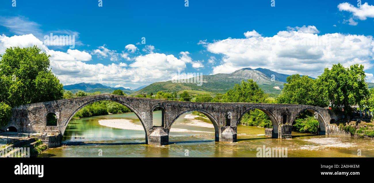 Die Brücke von Arta in Griechenland Stockfoto