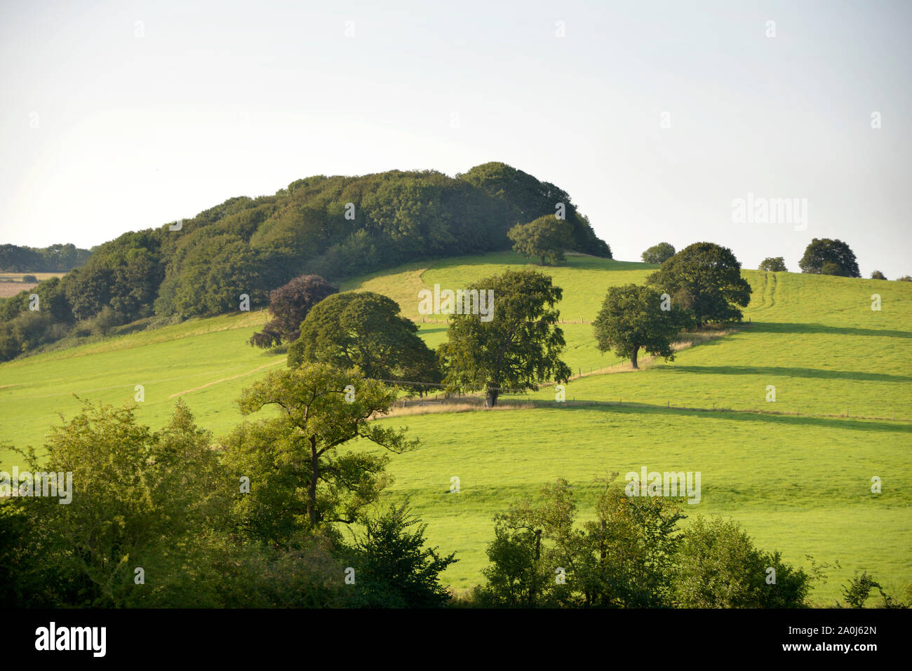 Landschaft in der Nähe von Ambergate, Derbyshire. Stockfoto