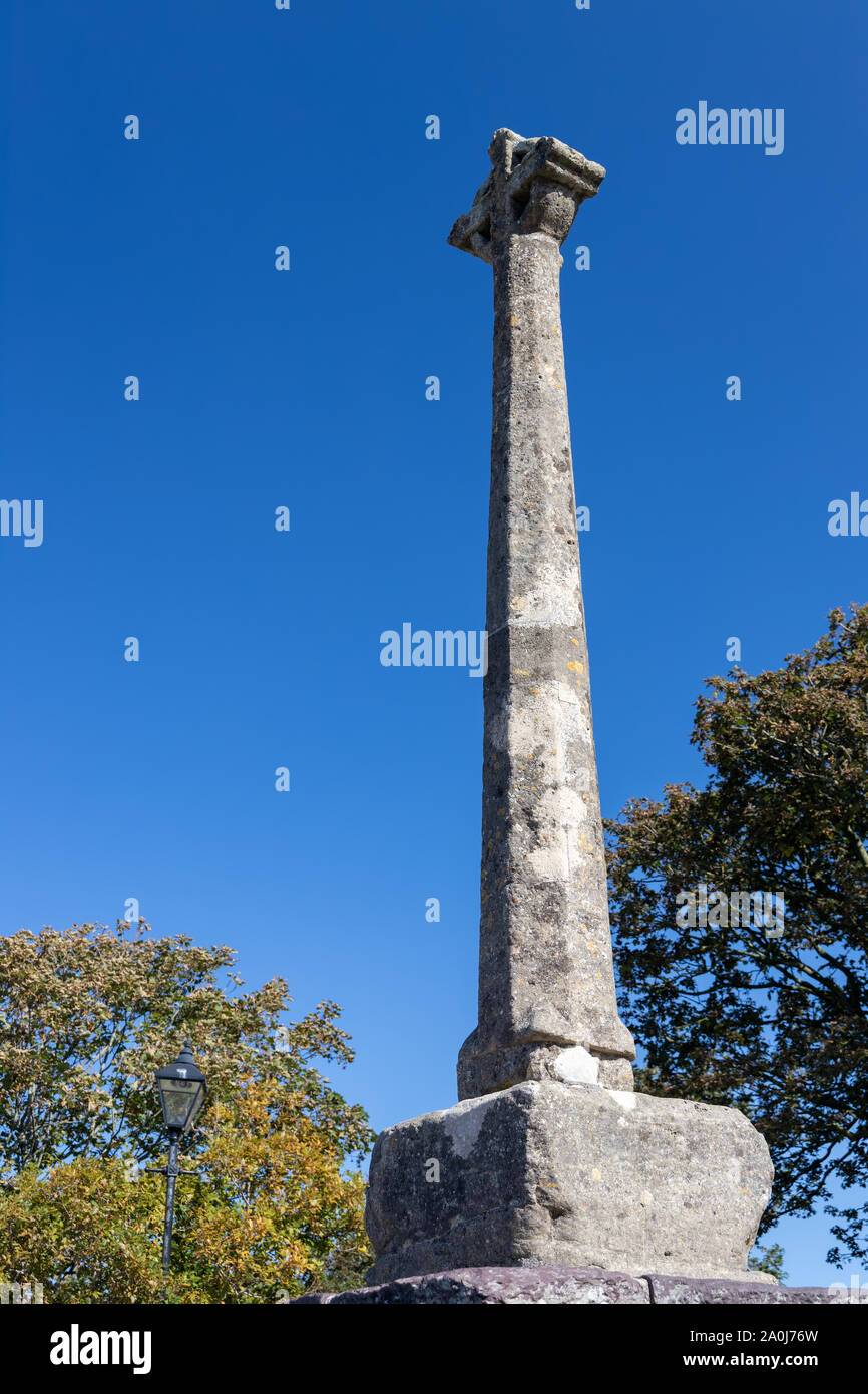 ST DAVID'S, PEMBROKESHIRE/UK - 13. SEPTEMBER: Kriegerdenkmal in St David's in Pembrokeshire am 13. September 2019 Stockfoto