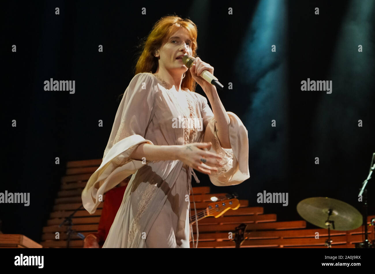 Montreal, Quebec, Kanada, 28. Mai 2019. Florence Welch, die mit ihrer Band in Montreal, Quebec, Kanada. Credit: Mario Beauregard/Alamy Nachrichten Stockfoto