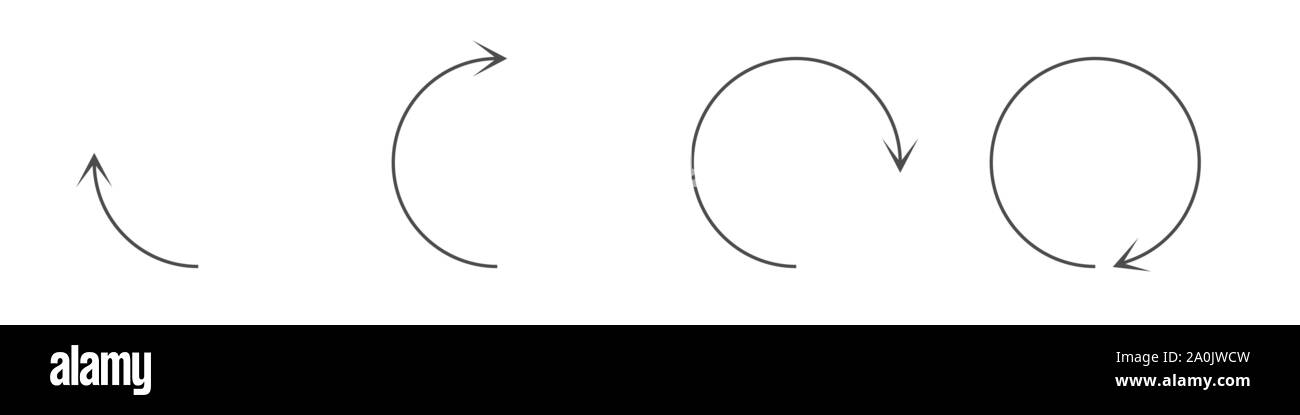 Pfeil-Icon-set Stock Vektor