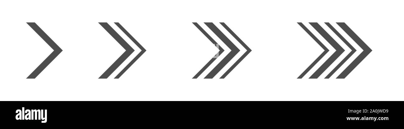 Pfeil-Icon-set Stock Vektor