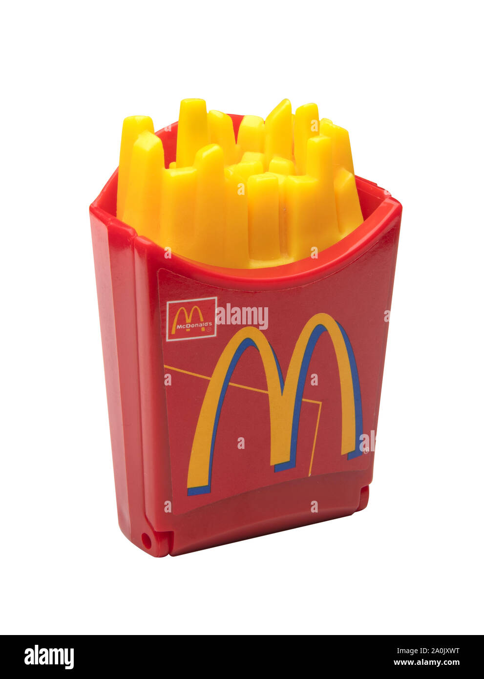 McDonald's Kids Fry Telefon Stockfoto