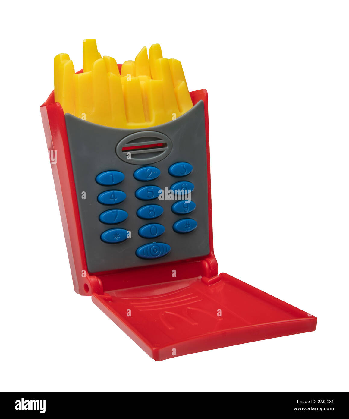 McDonald's Kids Fry Telefon Stockfoto