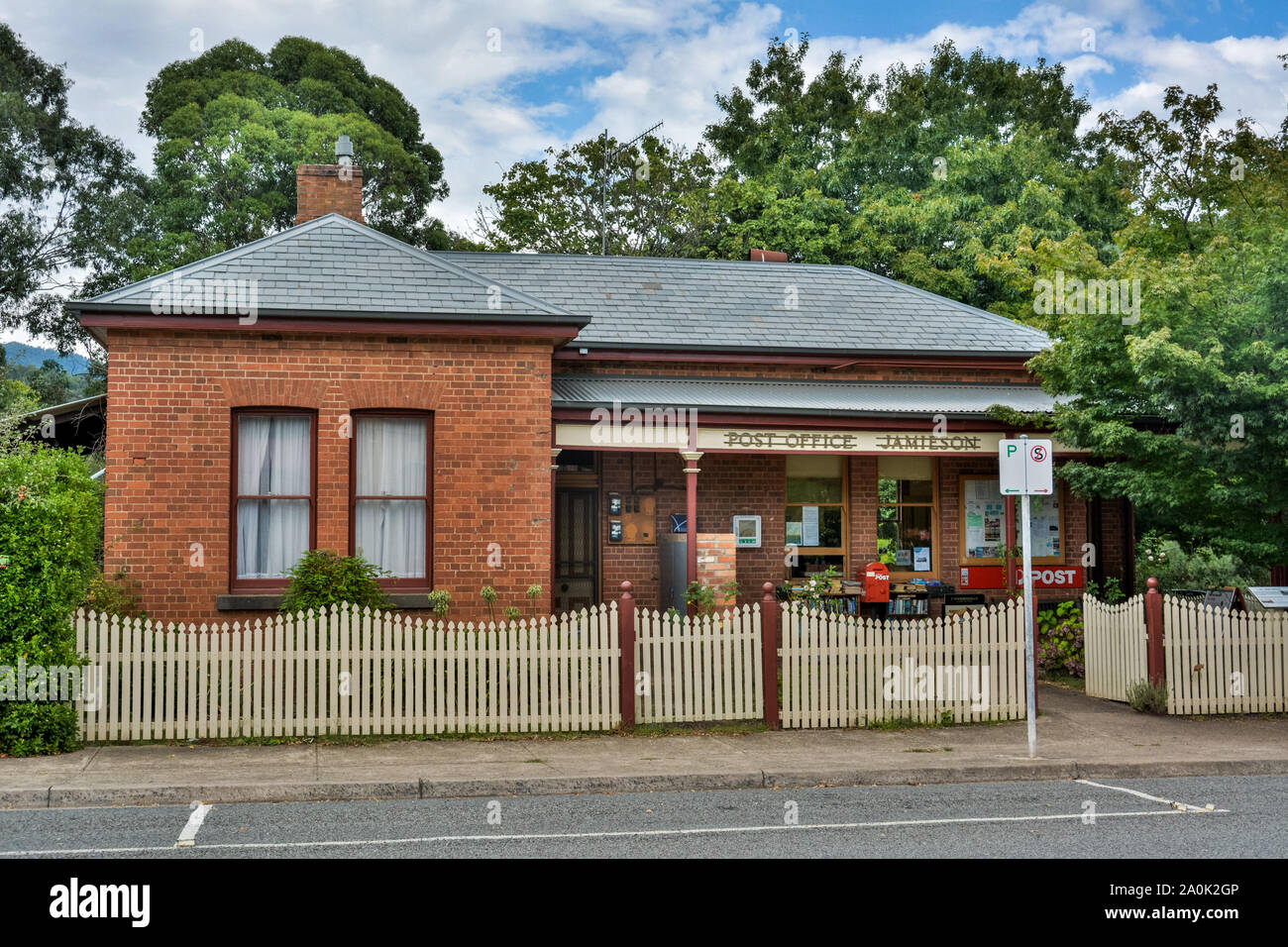 Jamieson, Victoria, Australien - März 22., 2017. Außenansicht des Post Office Building in Jamieson, VIC. Stockfoto