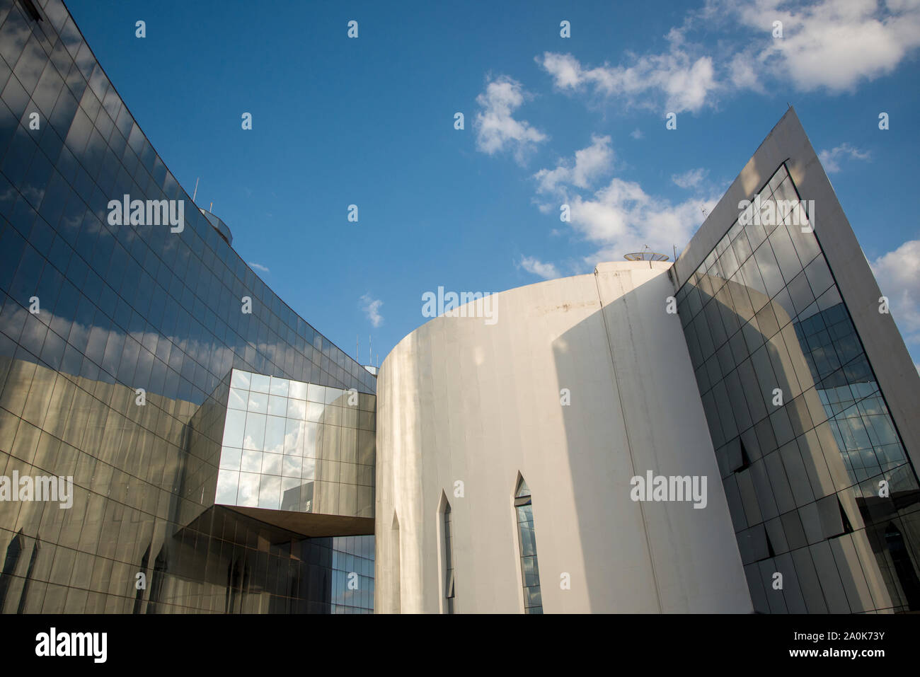 Anhang II Gebäude des Bundesgerichtshofs von Brasilia Stockfoto