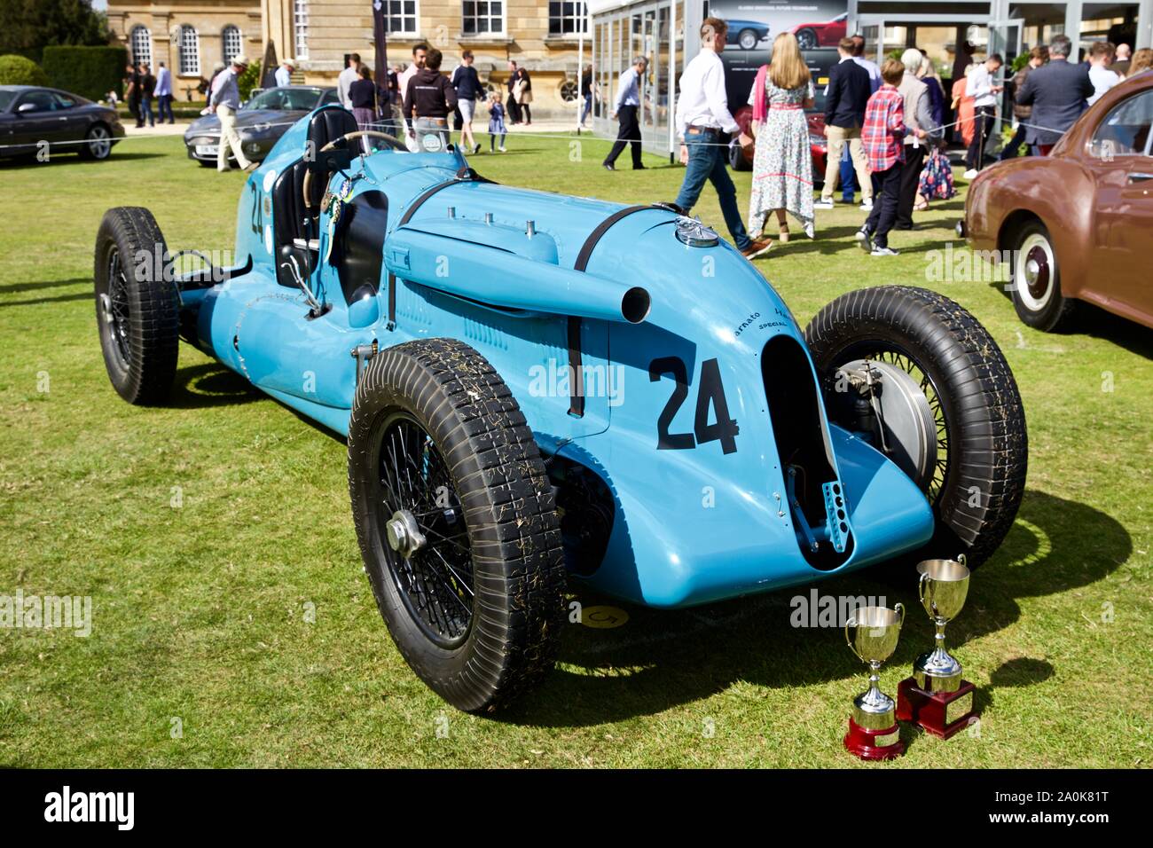 1934 Bentley Barnato Hassan auf der Messe 2019 Salon Privé at Blenheim Palace, Oxfordshire. Stockfoto