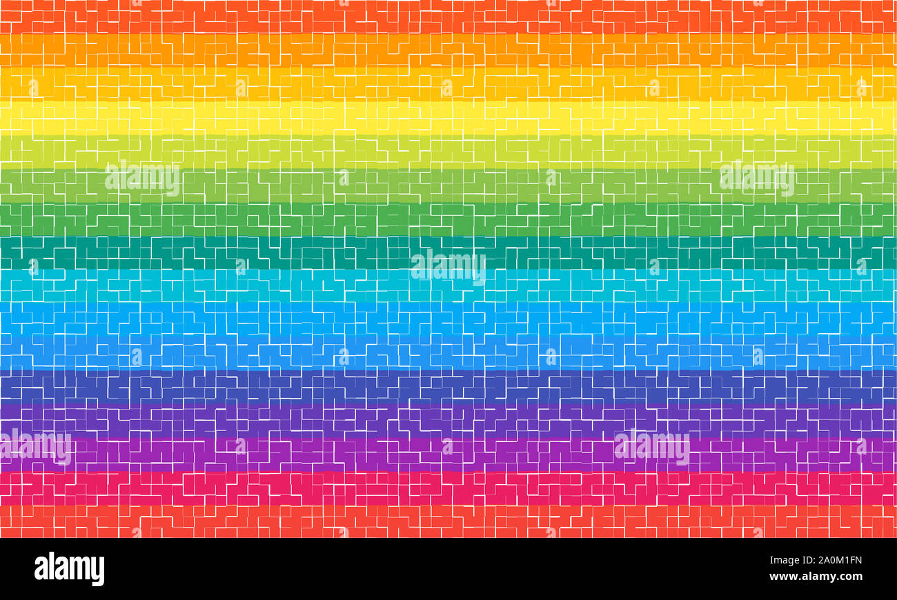 Kreative abstrakte Technologie Muster Hintergrund. Futuristische Abbildung. Geometrische. Mosaik. Fliesen. Grafik. Gradient Vector. Ideal für Website Vorlage. Stockfoto
