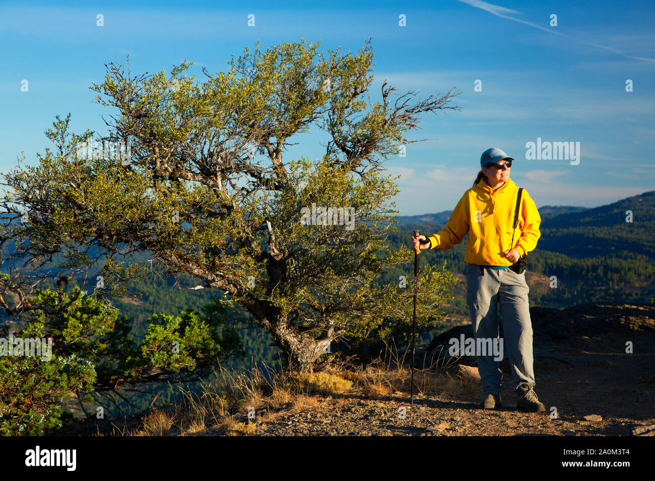 Hobart Bluff View aus dem Pacific Crest National Scenic Trail, Cascade Siskiyou National Monument, Oregon Stockfoto