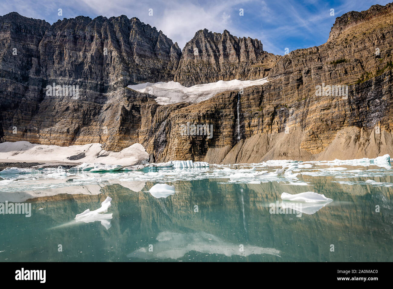 Grinnell Glacier Trail, Glacier National Park Stockfoto