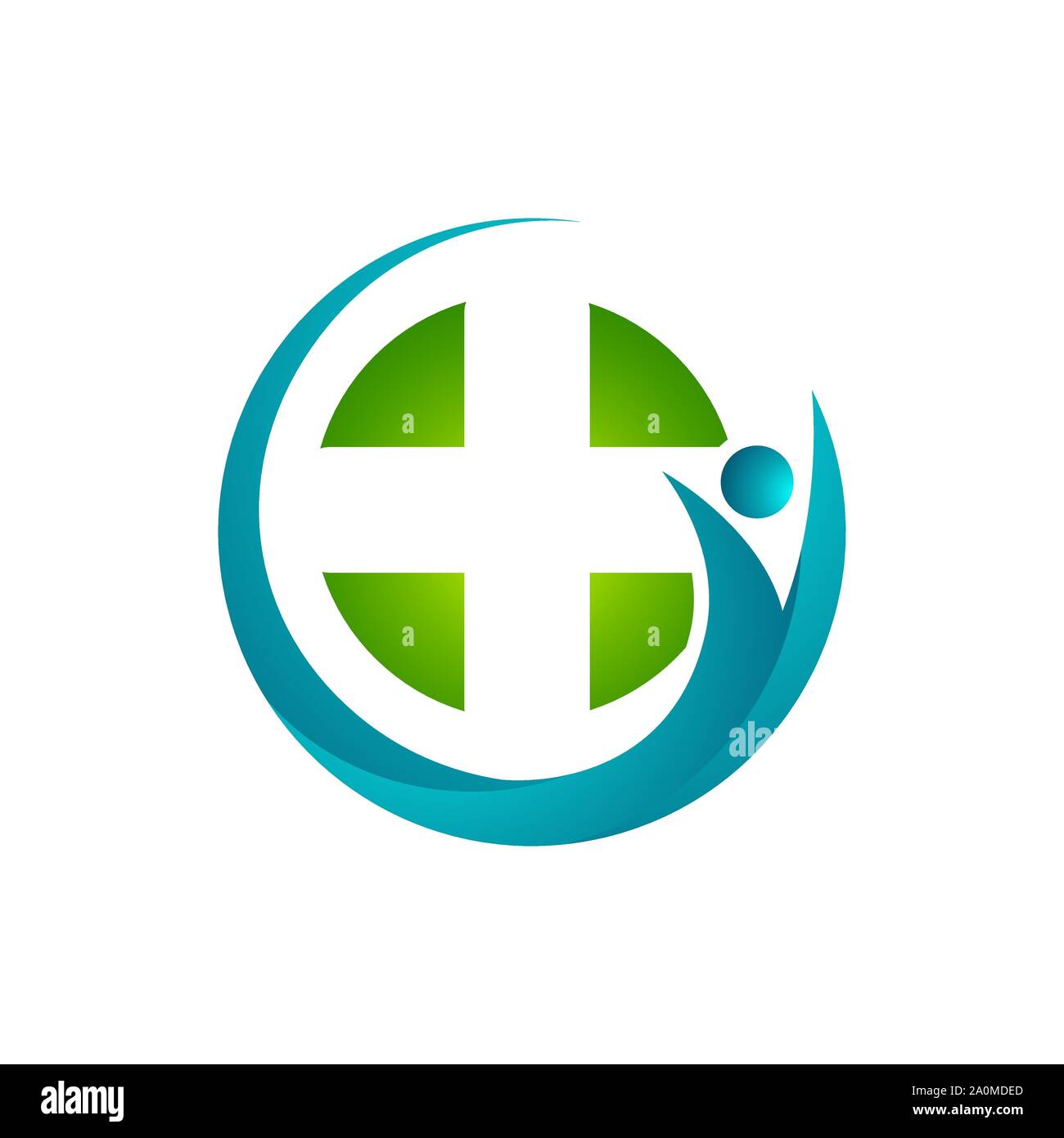 Medizinische Apotheke Healthcare logo Vector Graphic Design Stock Vektor