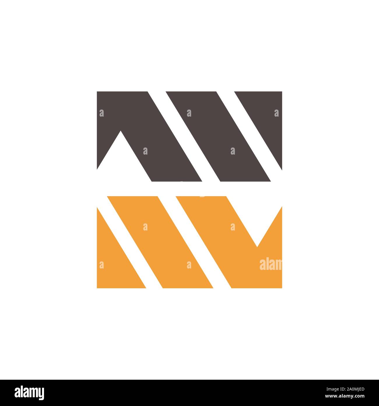 Abstrakte stilvolle Bau bagger Logo Design Vector auf weißem Hintergrund Stock Vektor