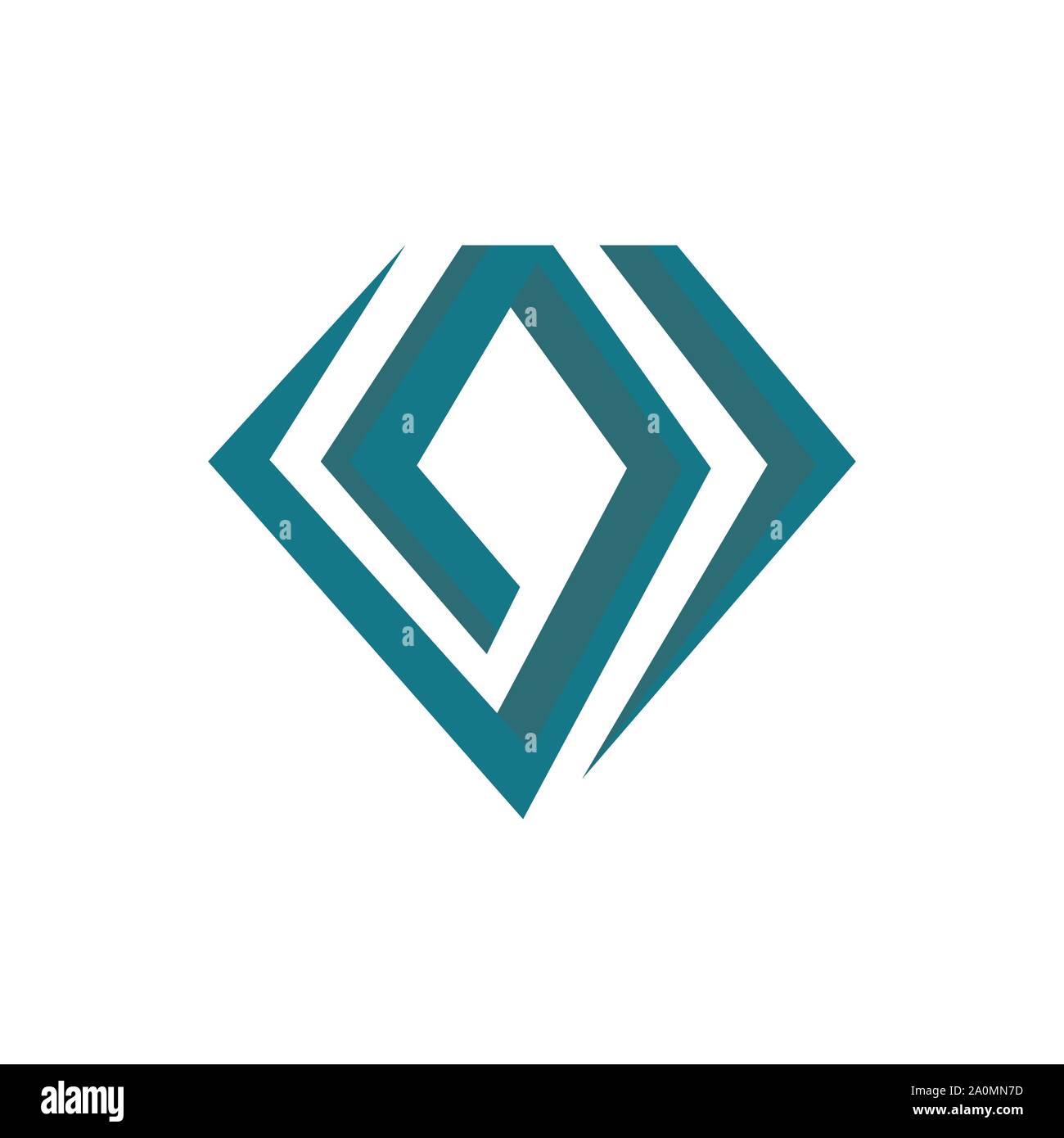 Shinning Schmuck stilvolle diamond Logo Design vector Abbildungen Stock Vektor