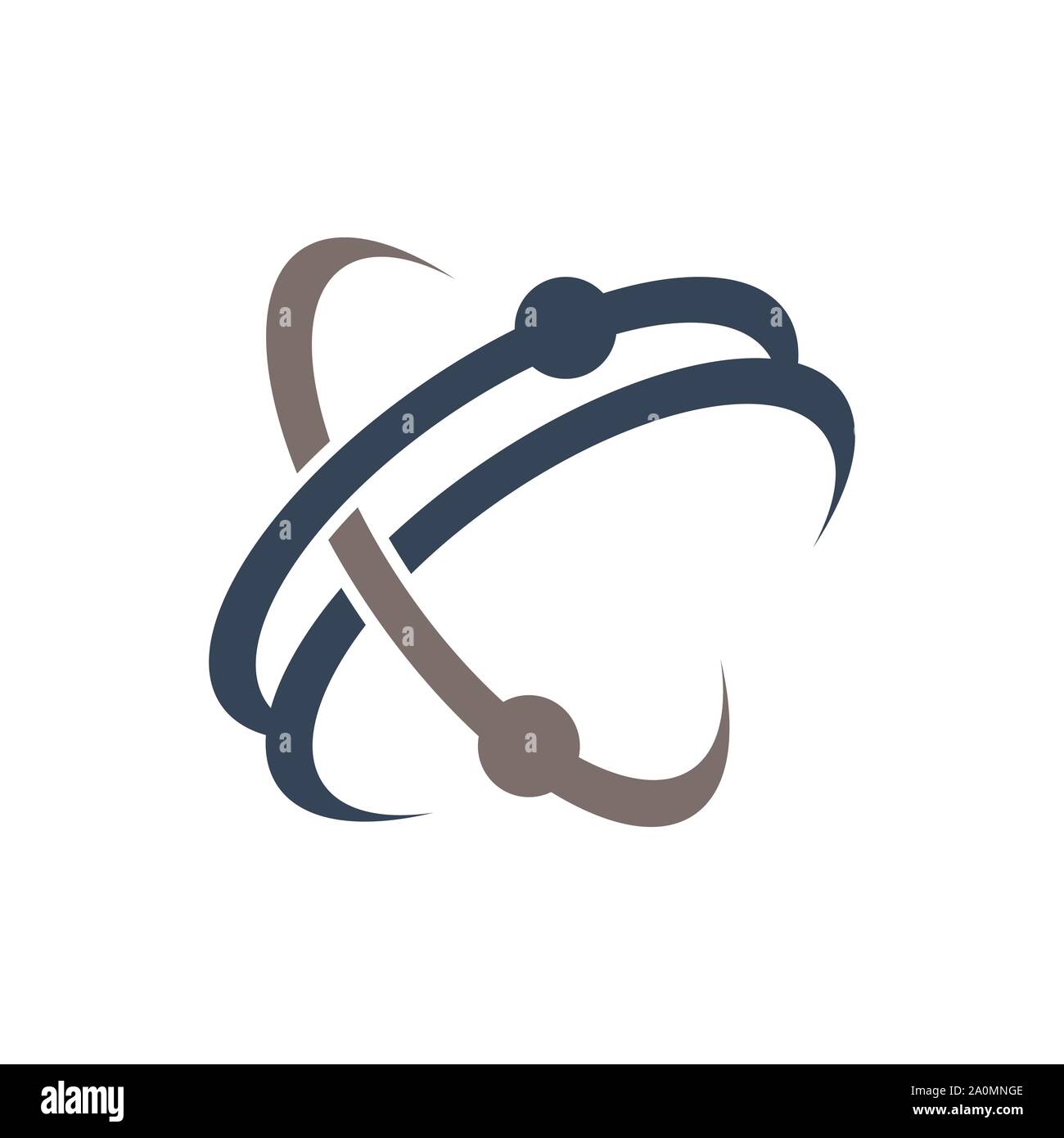 Satz von Orbit planet Logo tech Design Sat-web Ringe Konzept Vector Illustration Stock Vektor