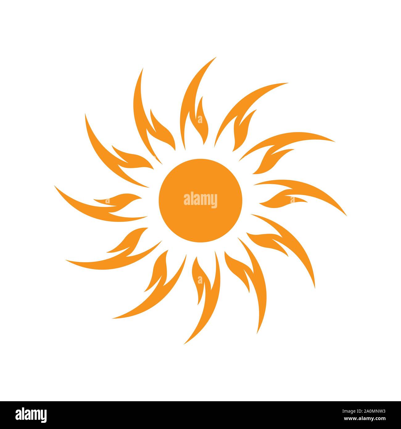 Sun Vektor Logo Sommer Icon Design Sunburst Star Logo Gelbe Sonne Symbol Stock Vektorgrafik Alamy