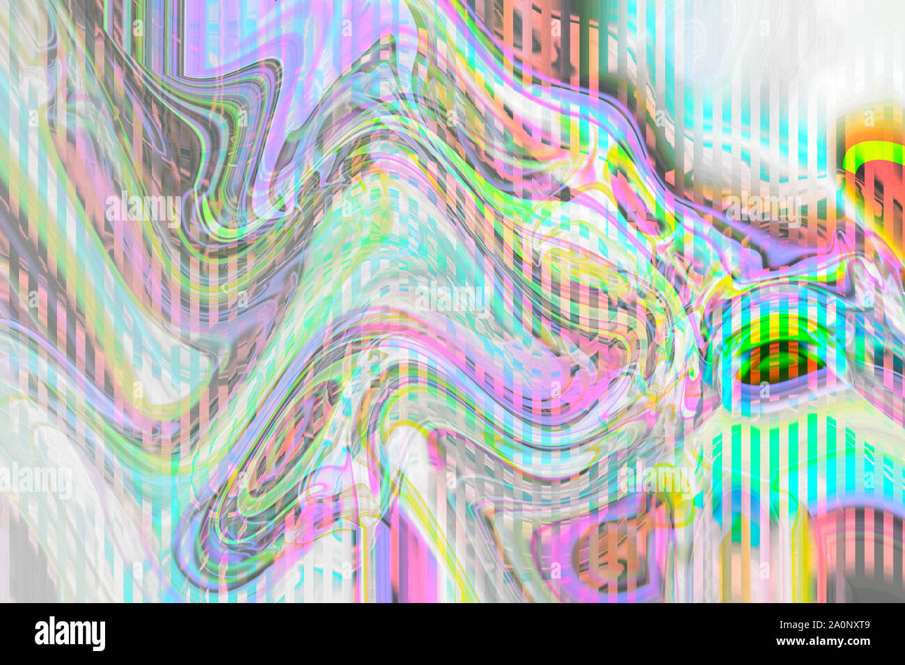 Abstrakte psychedelischen Bunte bg. Es kann in Print und Web Design verwendet werden. Stockfoto