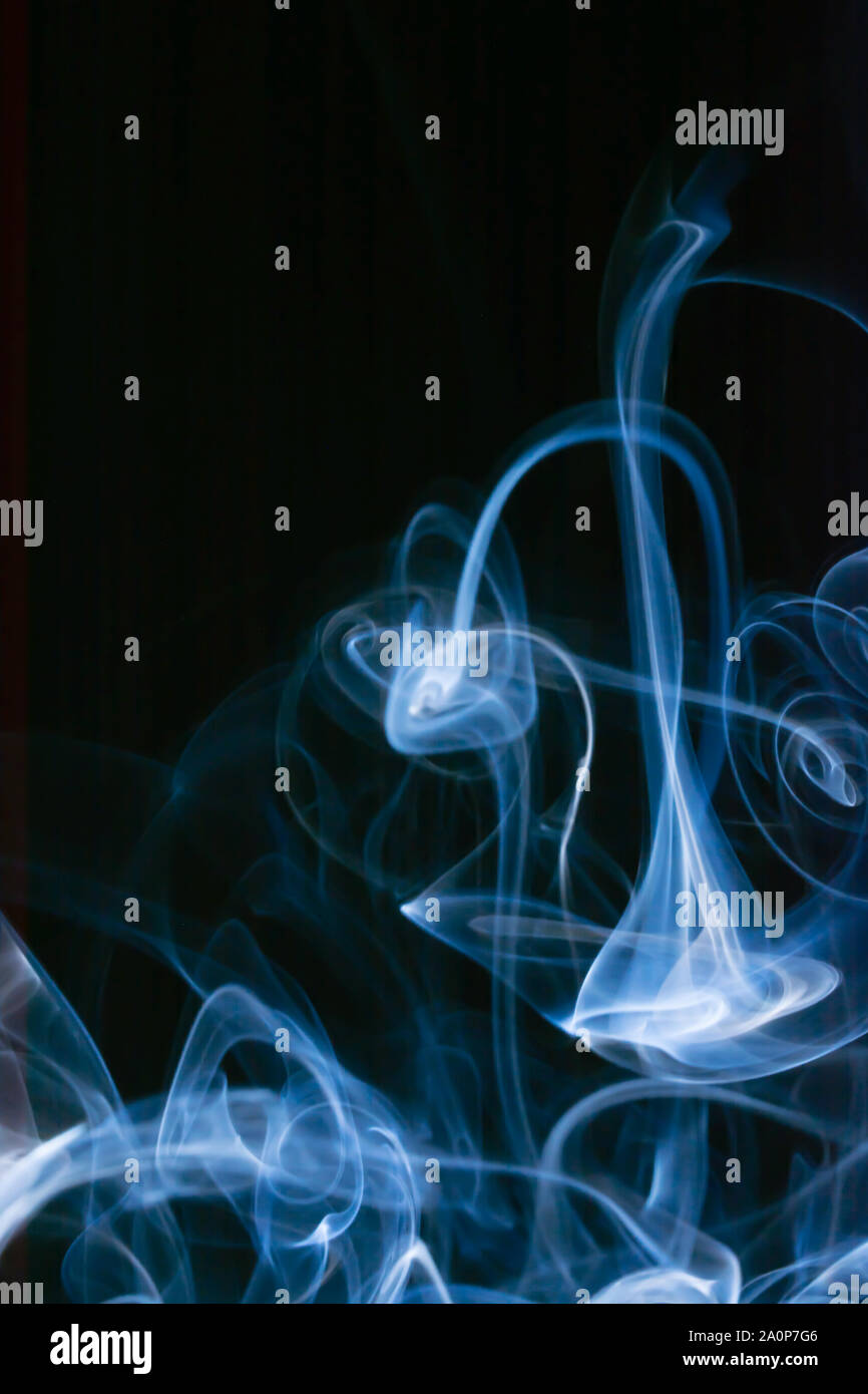 Tanz Der Elemente - Abstrakte, ephemere smoky Hintergrund Stockfoto