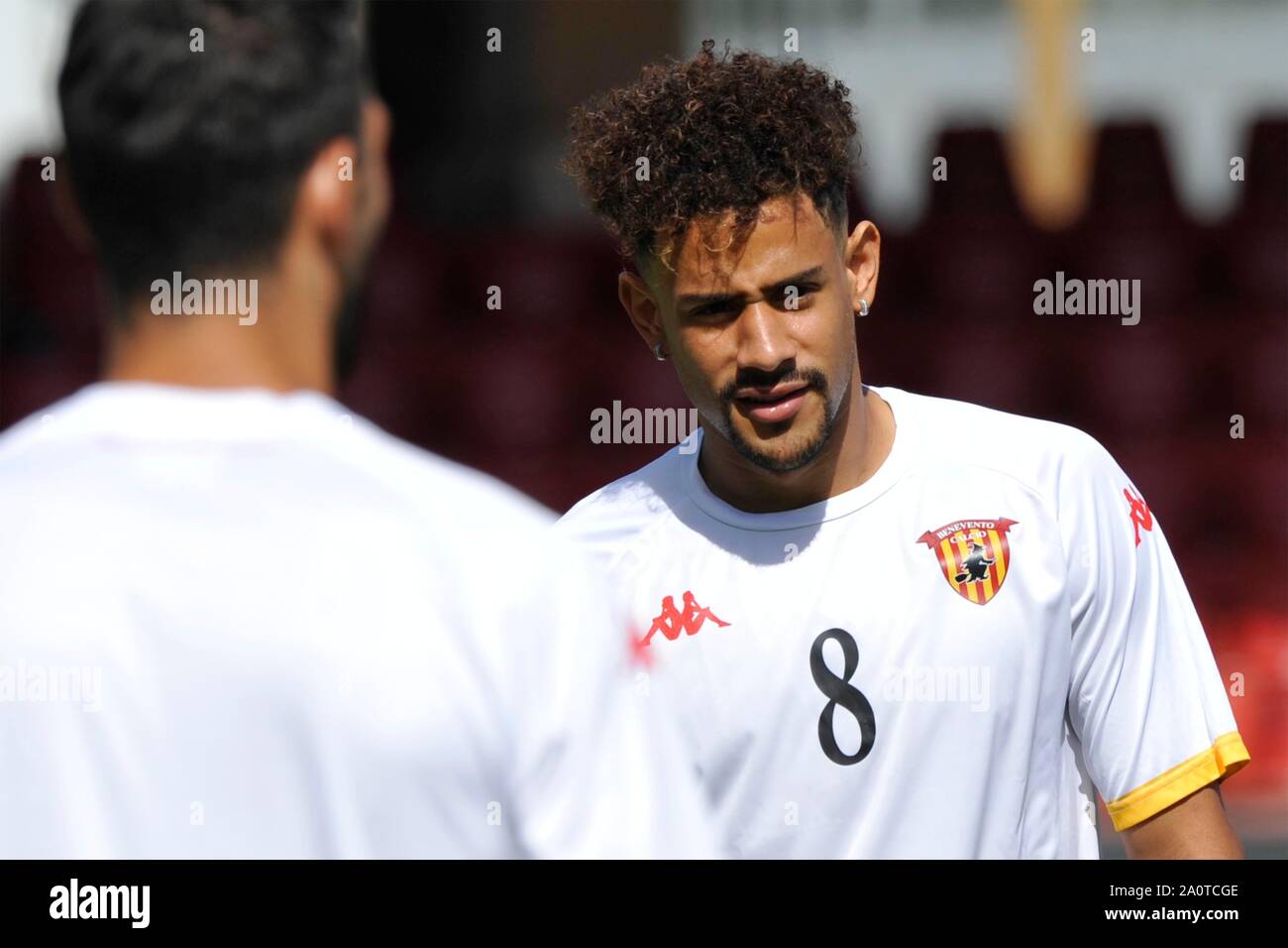 Benevento - Cosenza 1-0, Serie B, stadio Ciro Vigorito 21.09.2019, Andres Tello Benevento - Cosenza 1-0, Serie B, Ciro Vigorito Stadion 09/21/2019, Ein Stockfoto