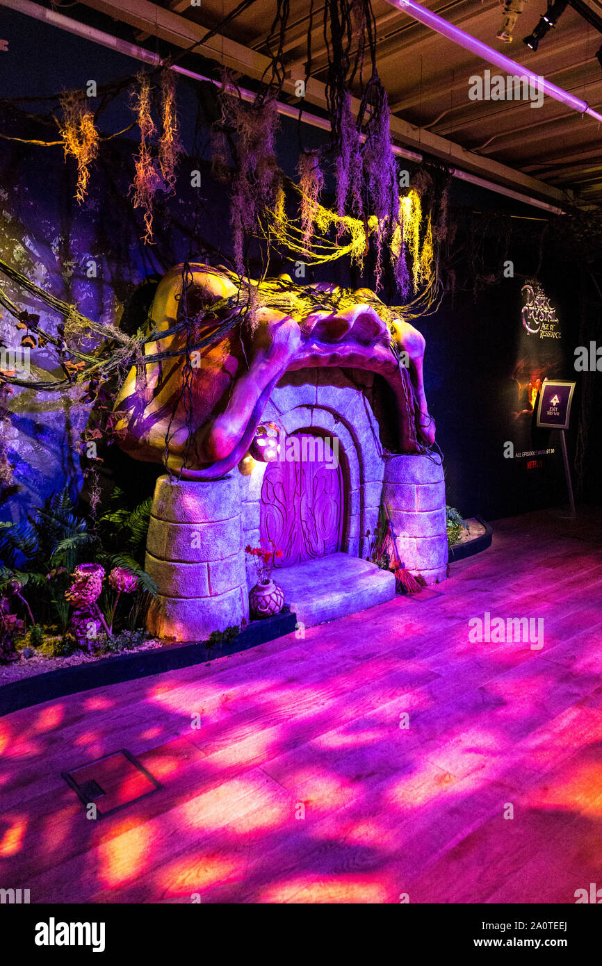 Der dunkle Kristall: Alter der Widerstand Ausstellung am BFI Southbank, London, UK Stockfoto