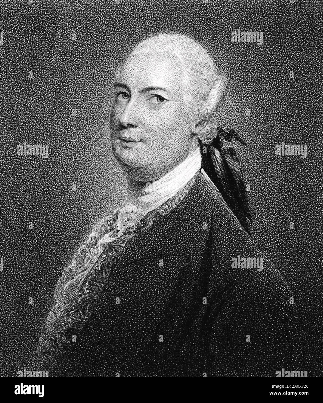 JAMES BOSWELL (1740-1795) Schottischer Biograph Samuel Johnson Stockfoto