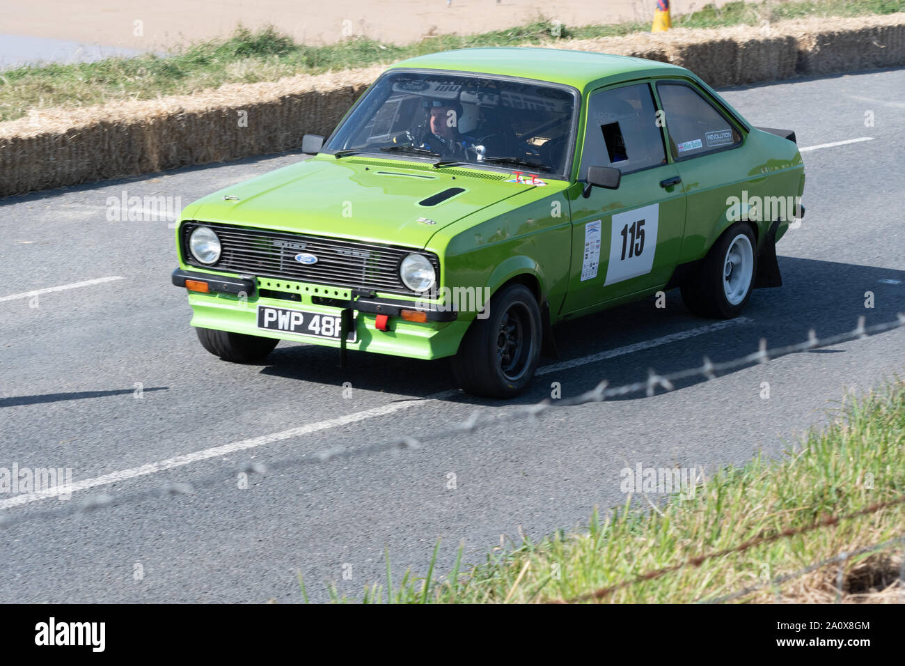 Ford Escort MK2 RS 2000 Watergate Bay Geschwindigkeit Hillclimb Sept 2019 Stockfoto
