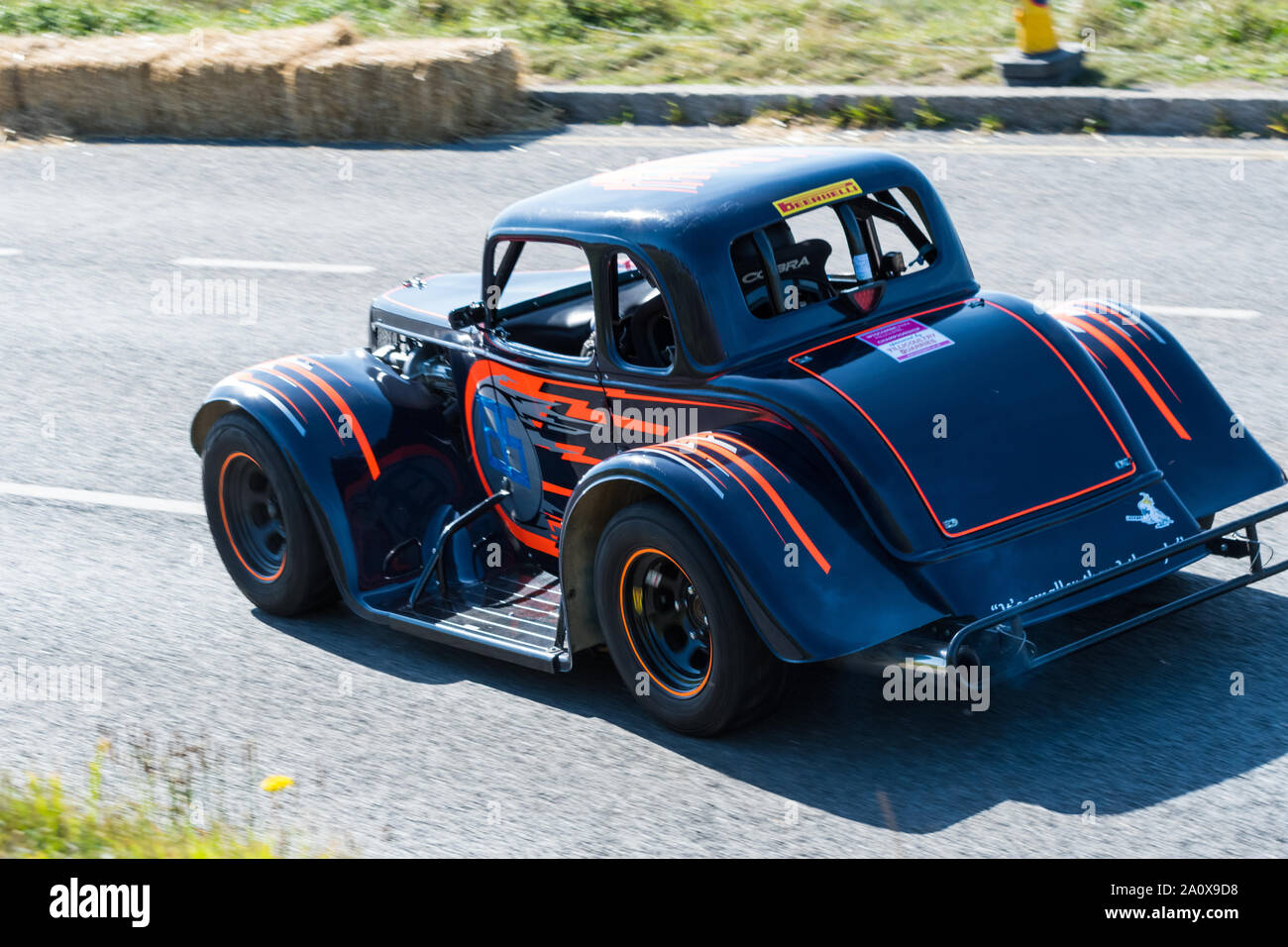 Ford Modell A Replica, (Legende) Watergate Bay Geschwindigkeit Hillclimb Sept 2019 Stockfoto