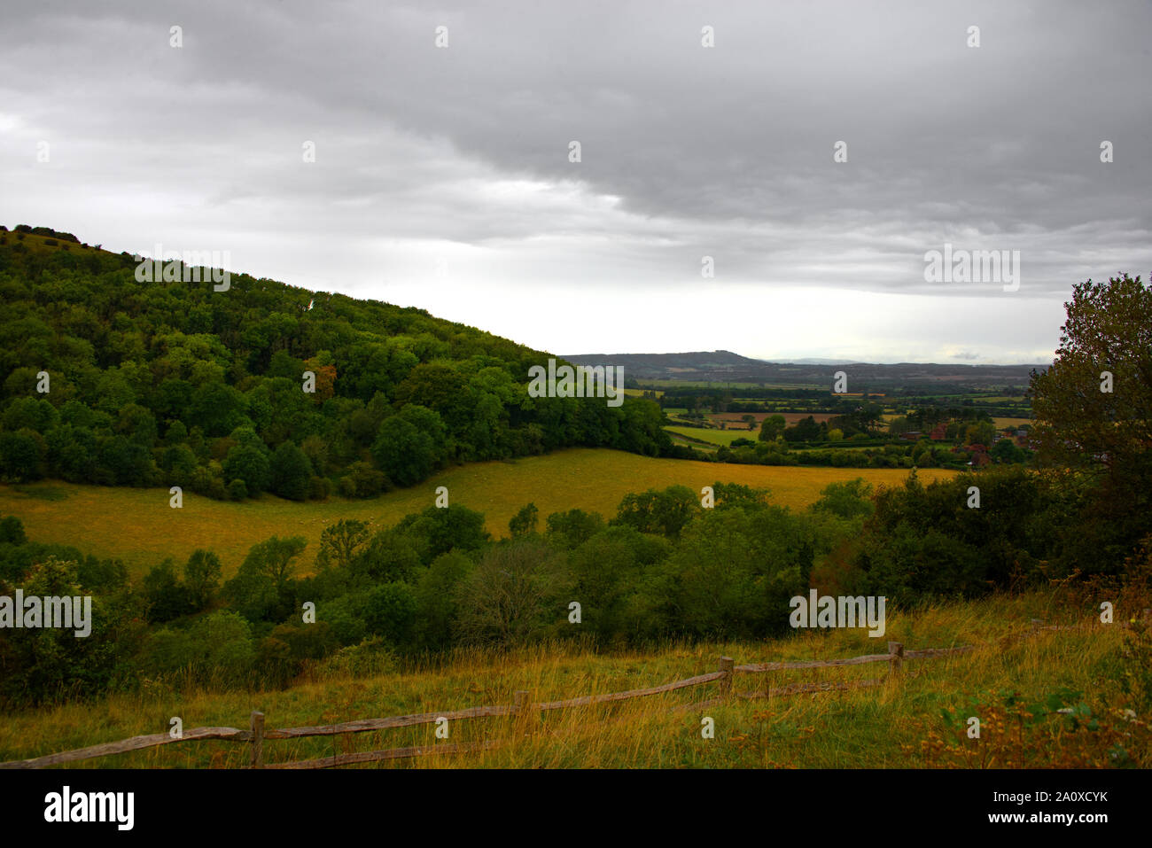 In Richtung Devil's Dyke Brighton Stockfoto