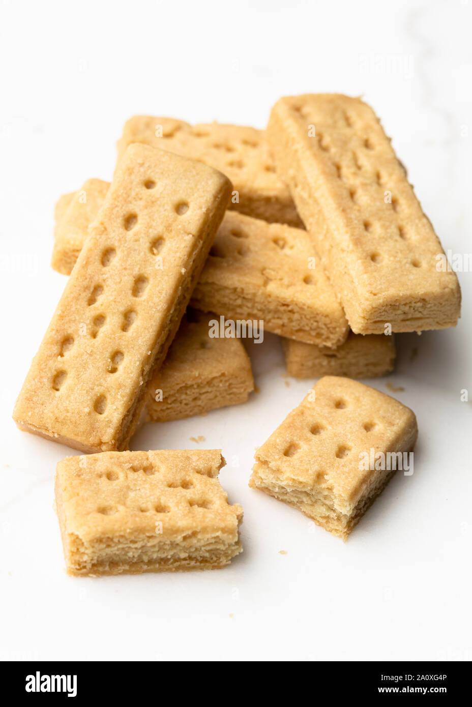 Shortbread Finger biscuits Stockfoto