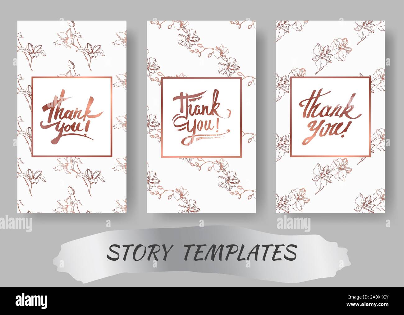 Vektor Orchidee Blumen botanischen Blumen. Schwarz und weiß eingraviert Tinte Art Hochzeit hintergrund Karte Blumen dekorativ Grenze. Danke, Rsvp, Invitatio Stock Vektor