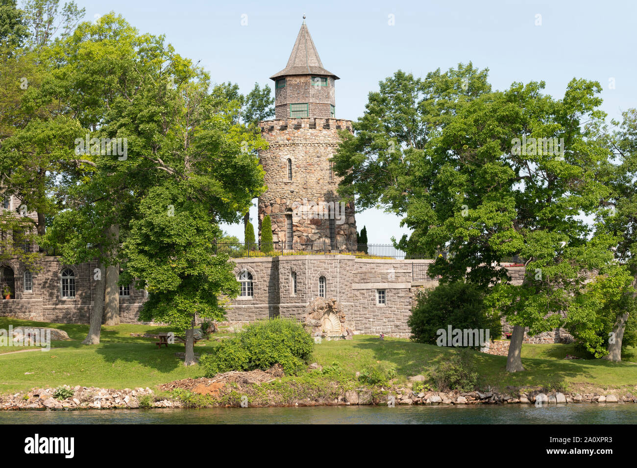 Hennery oder Taube Cote, Boldt Castle, 1000 Inseln, St. Lawrence River Stockfoto