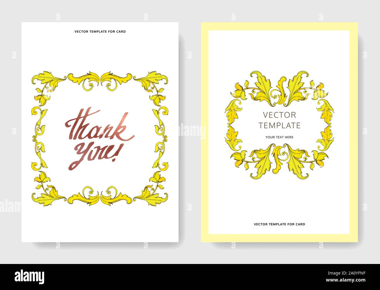 Vektor Gold Monogramm floralen Ornament. Schwarz und weiß eingraviert Tinte Art Hochzeit hintergrund Karte dekorative Grenze. Danke, Rsvp, Einladung elegante Stock Vektor