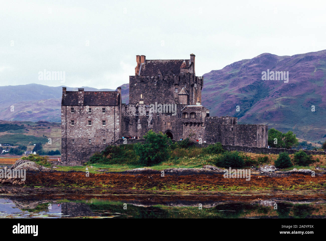 Dornie, Schottland; 27. August 2019: Eilean Donan Castle Stockfoto