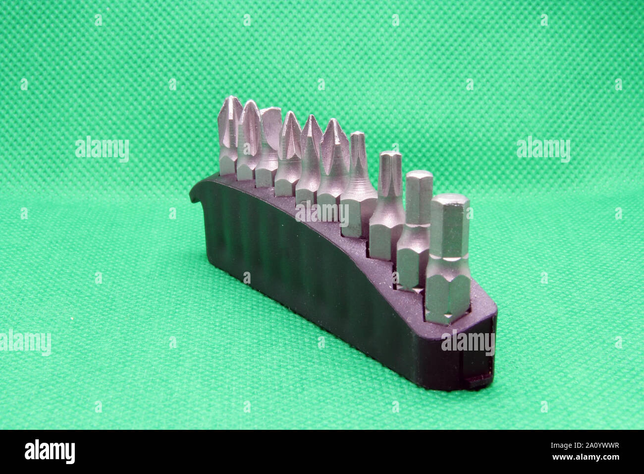 Werkzeug bits. Teil der Schraubendreher Werkzeug. Startseite Tools. Haus tools. Stockfoto