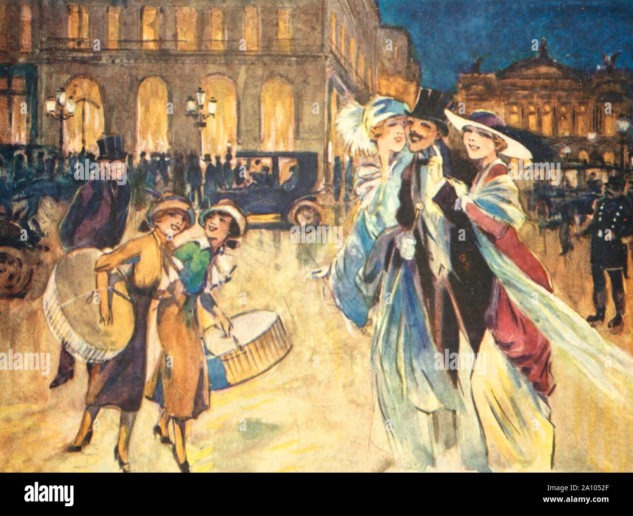Im Herzen des modischen Paris, ca. 1913 Stockfoto
