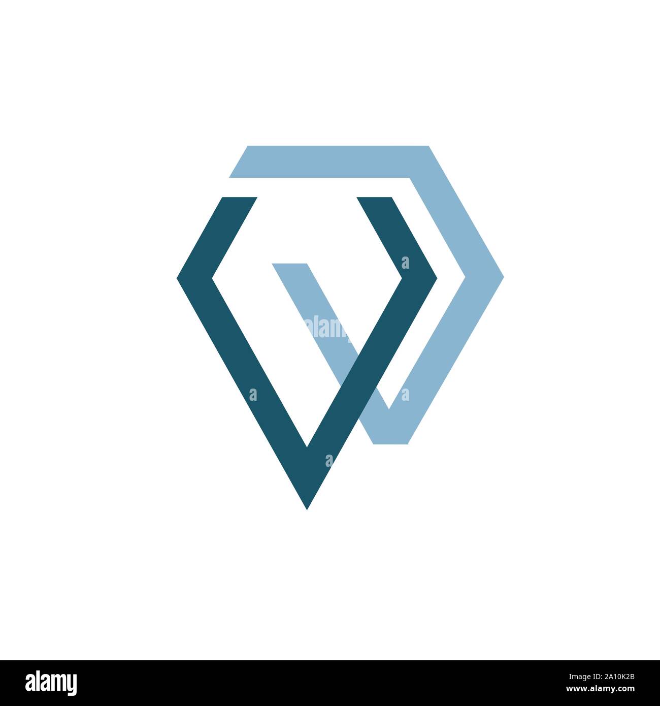 Shinning Schmuck Diamant Logo Design vector Abbildungen Stock Vektor