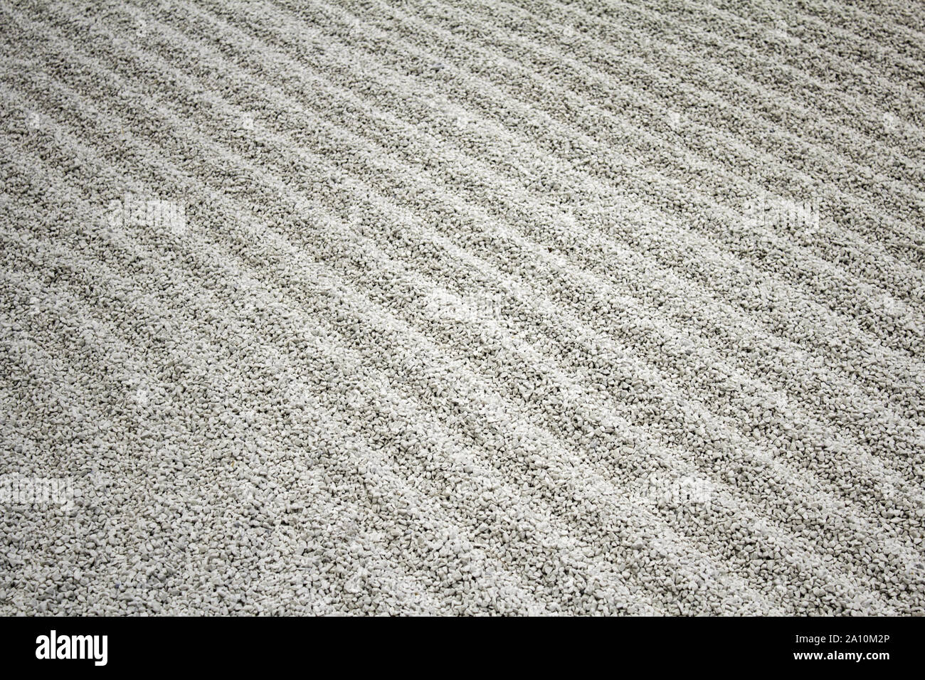 Zen Stone Garden, Meditation und Buddhismus, Textur Stockfoto