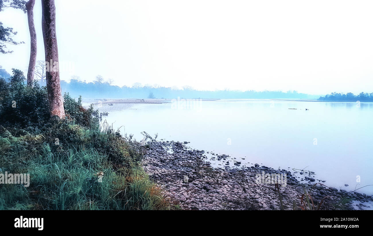 Sehenswürdigkeiten auf Nameri Nationalparks, Indien Stockfoto