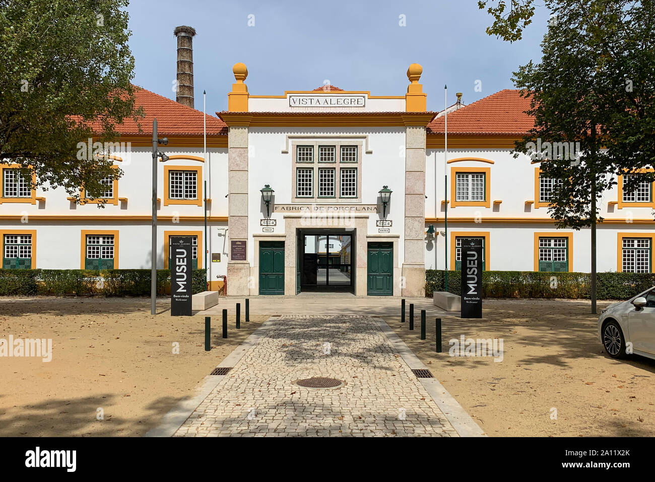 September 2019, Vista Alegre Keramikfabrik, Portugal Stockfoto