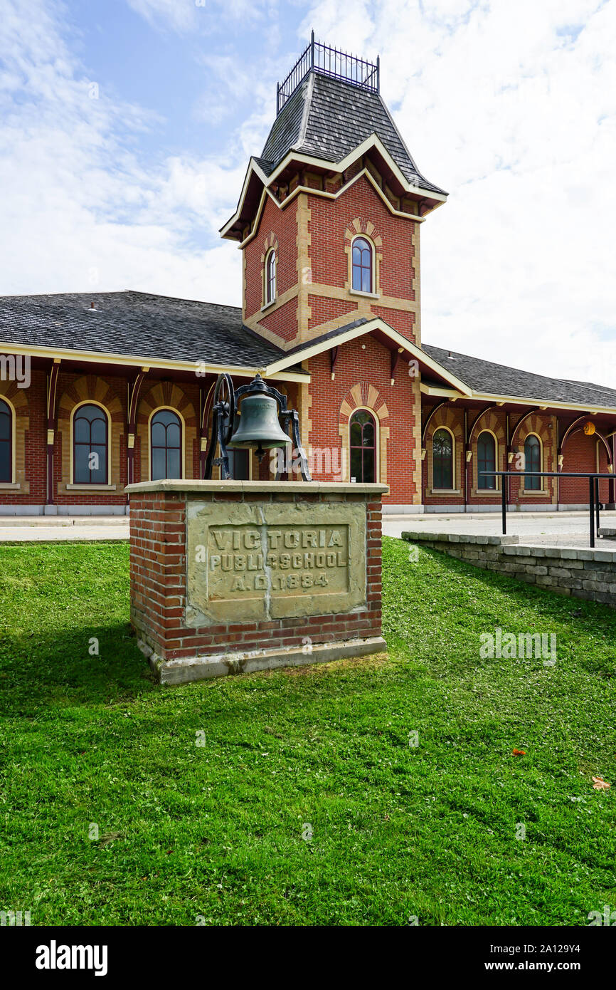 Konvertiert Bahnhof und jetzt Museum in Collingwood, Ontario, Kanada, Nordamerika Stockfoto